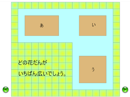 算数科４年「面積」導入教材ソフトを使った授業