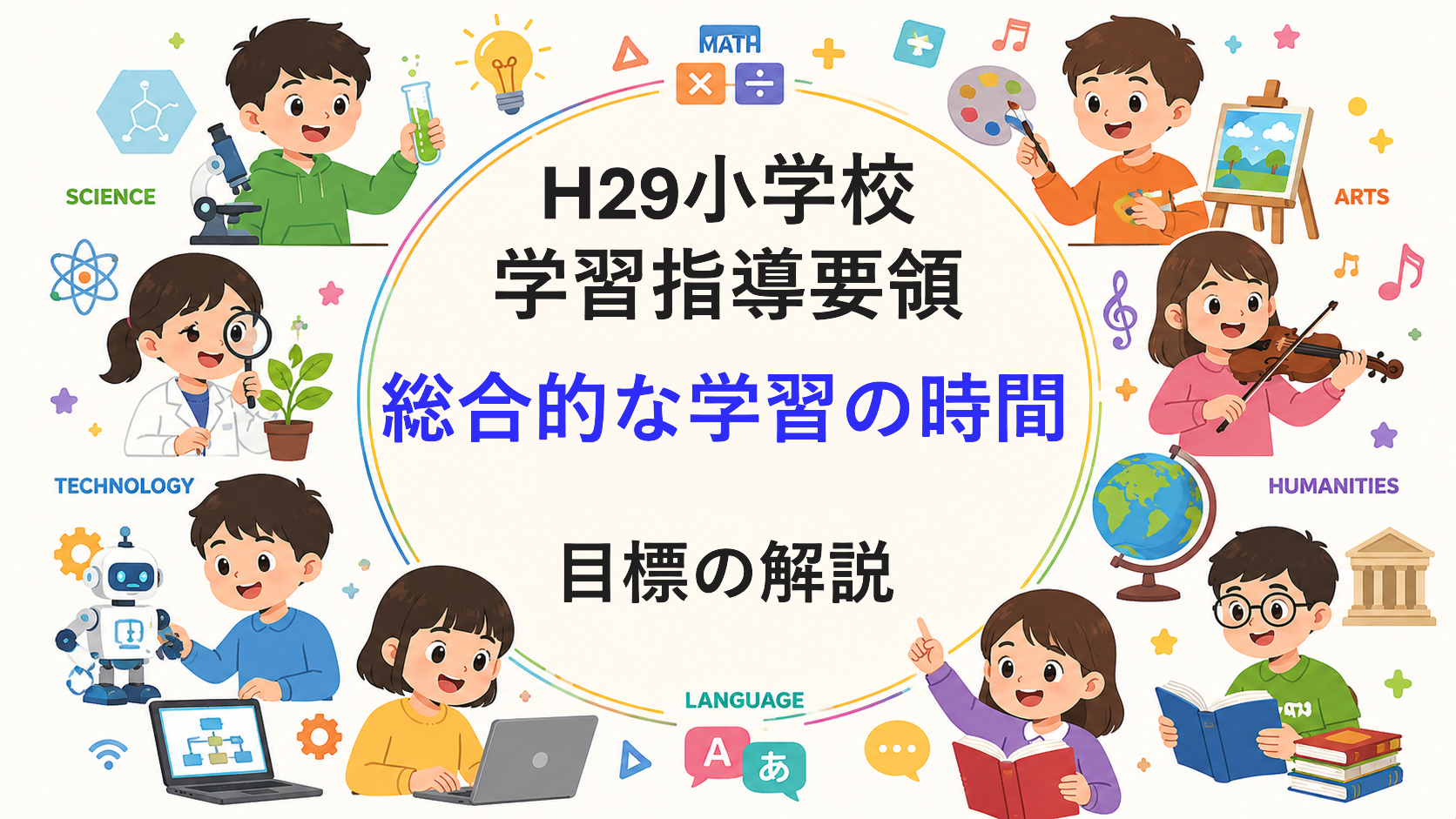 小学校「総合的な学習の時間の目標」解説を縦横に読む（次期学習指導要領を見通して）