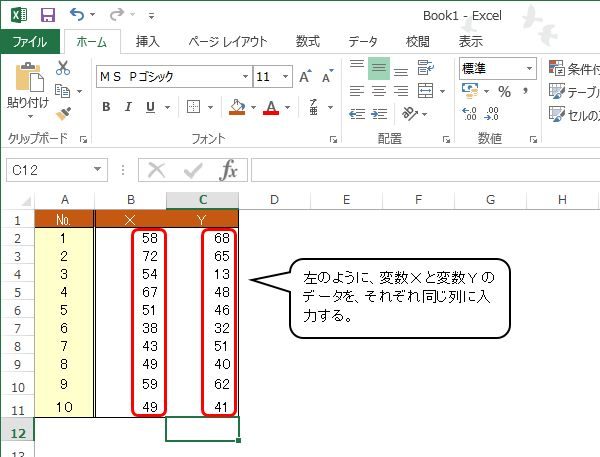 相関図 散布図 の意味とエクセルを使った作り方 Note Board