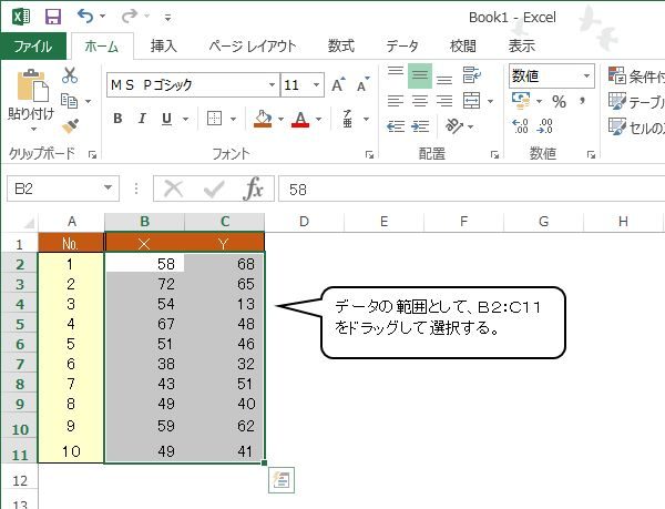 Correlation diagram creation2