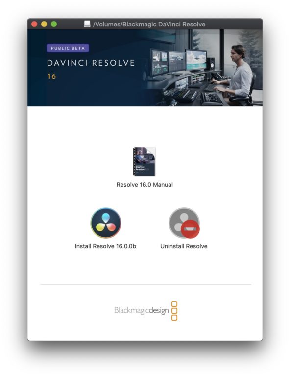 DaVinci Resolve 16-1