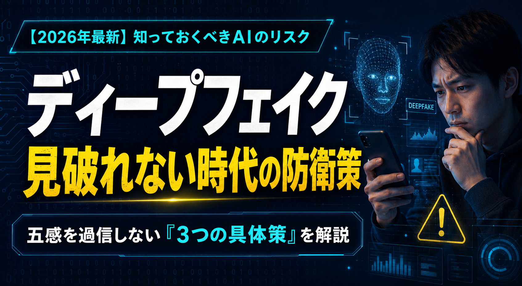 超精細AI時代を生き抜く「ディープフェイク」の現在地と、私たちが今取るべき防衛策