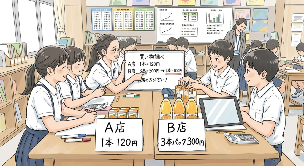 小・中・高数学「日常生活や社会とのつながり」の具体的な授業展開例