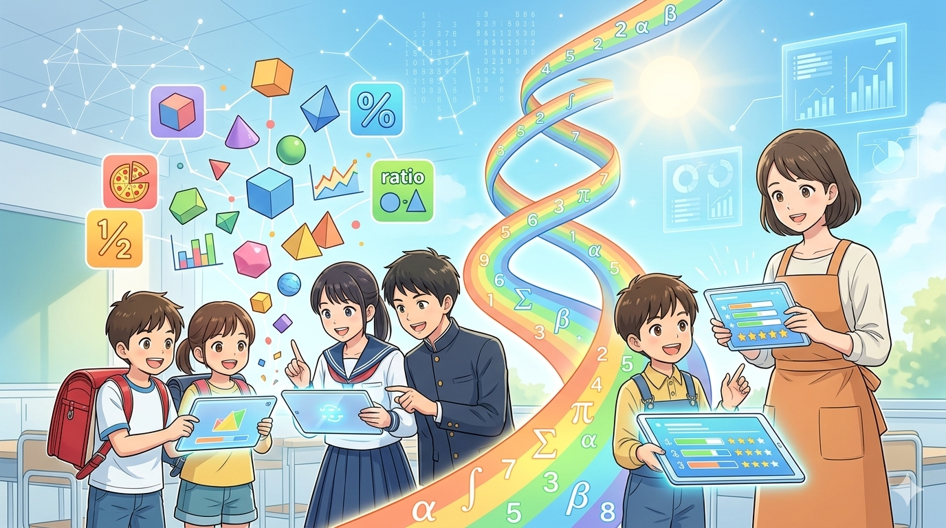 次期学習指導要領の算数・数学改訂：共通6分野への再編と「数学ガイダンス」新設の全容