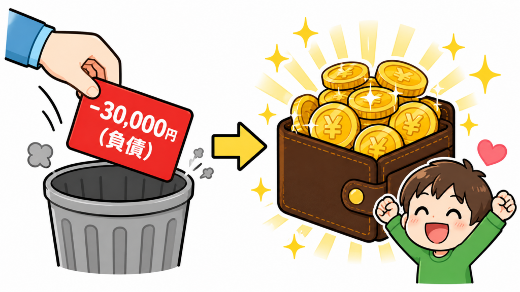 【現実派に】「借金（マイナスカード）を取り除く」の法則